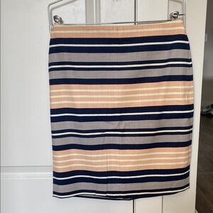 Ann Taylor Striped Pencil Skirt - NEW